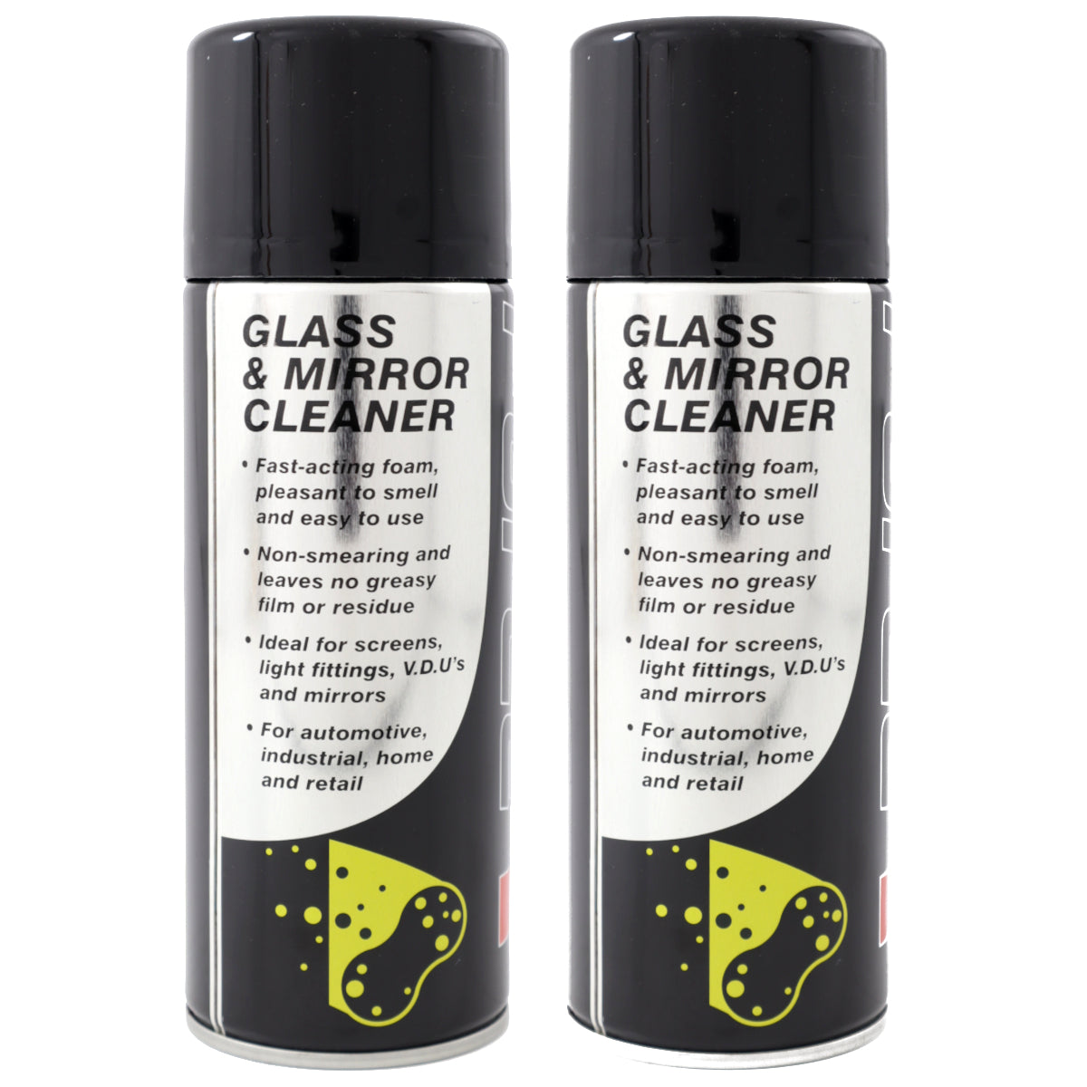 Glass Cleaner Spray - X61670 400ml Aerosol