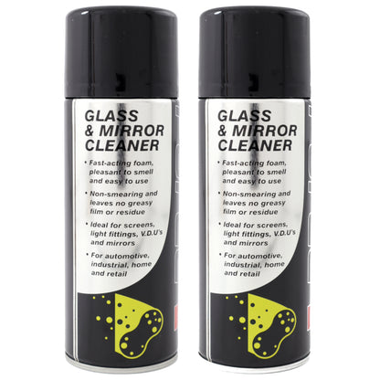 Glass Cleaner Spray - X61670 400ml Aerosol