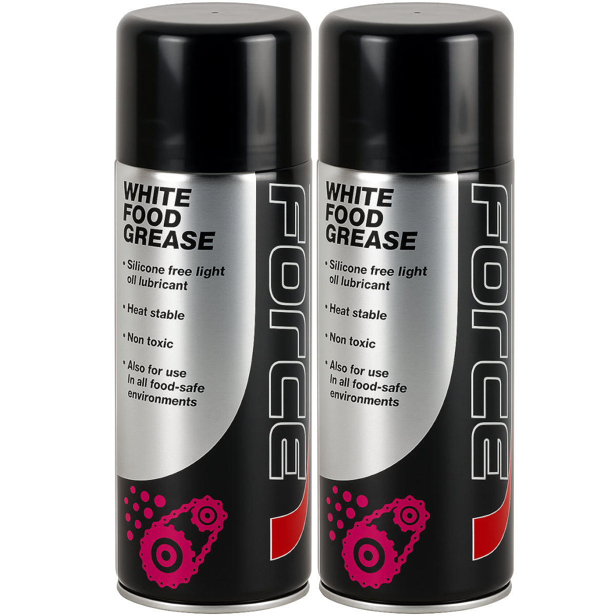 White Food Grease Spray - X61725 400ml Aerosol
