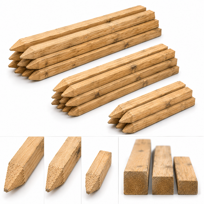 Wooden Marking Out Stakes – 300, 500 & 600mm
