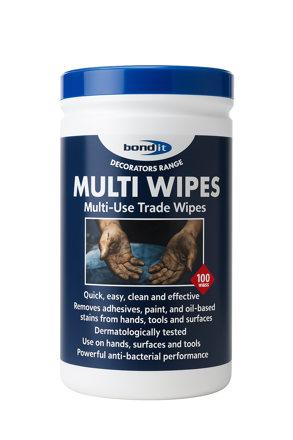 Multi-Wipes Trade Hand Wipes – 100 Pack