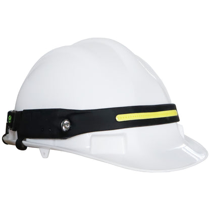 Head Torch with Motion Sensor - USB Rechargeable Flexible Headtorch 350LM + 150LM