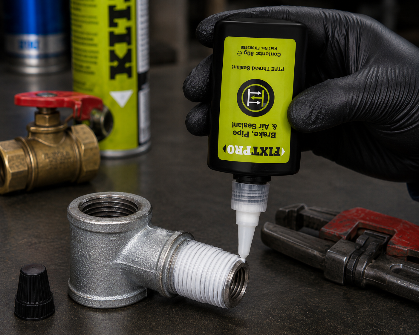 FIXT Brake, Pipe & Air Sealant - 80g