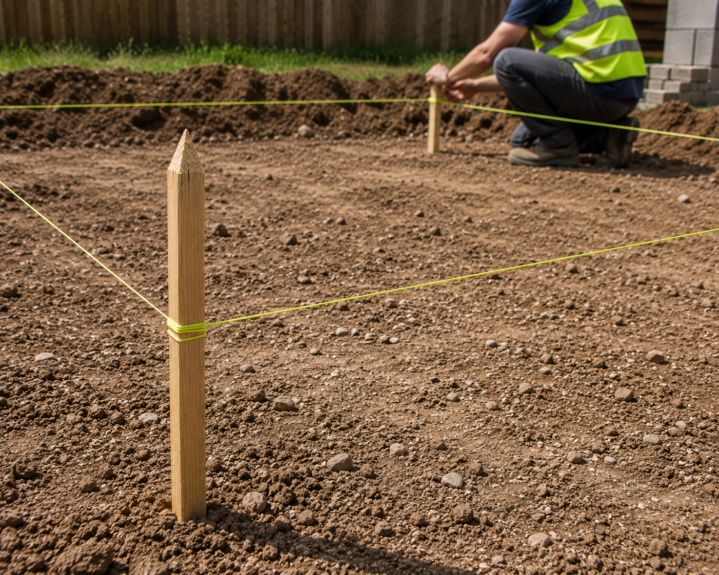 Wooden Marking Out Stakes – 300, 500 & 600mm