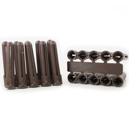 36mm Plastic Plugs - 10 Boxes of 100pc