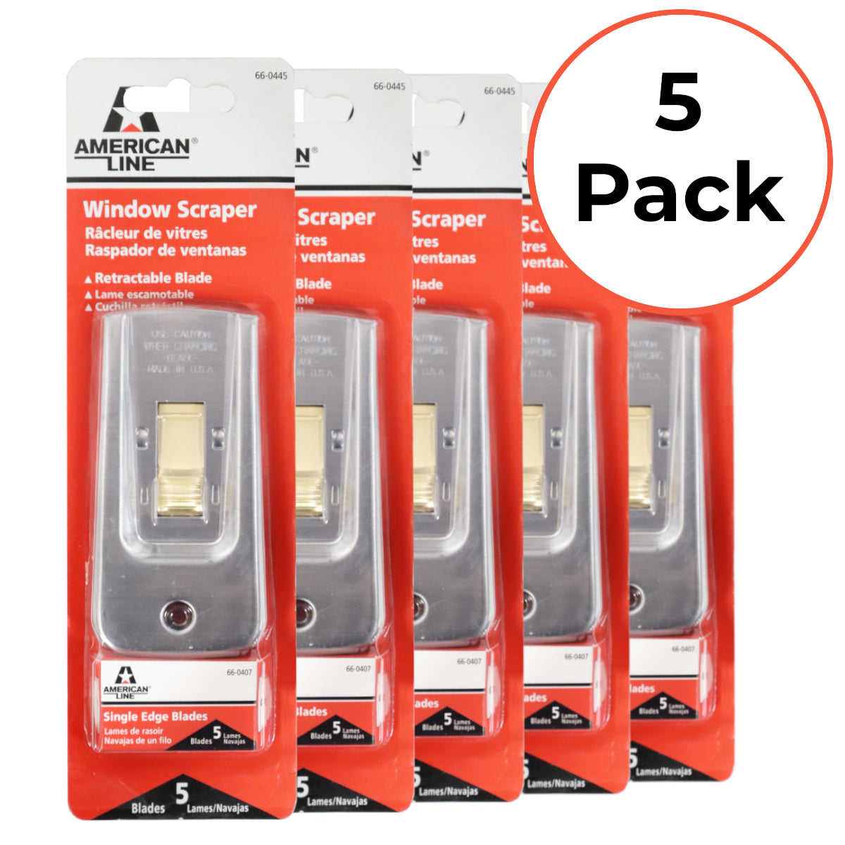 Window Scraper - Zippy Style (Pack of 5)