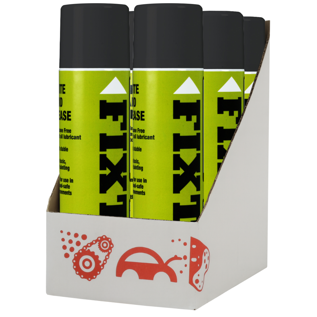 White Food Grease Spray - X61725 400ml Aerosol