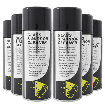 Glass Cleaner Spray - X61670 400ml Aerosol