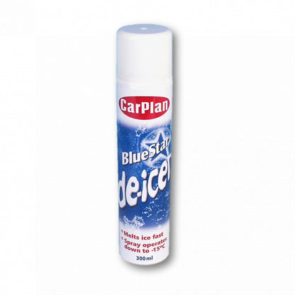 Carplan BlueStar De-Icer 300ml Aerosol Bundle - 12 Pack + Free Scraper