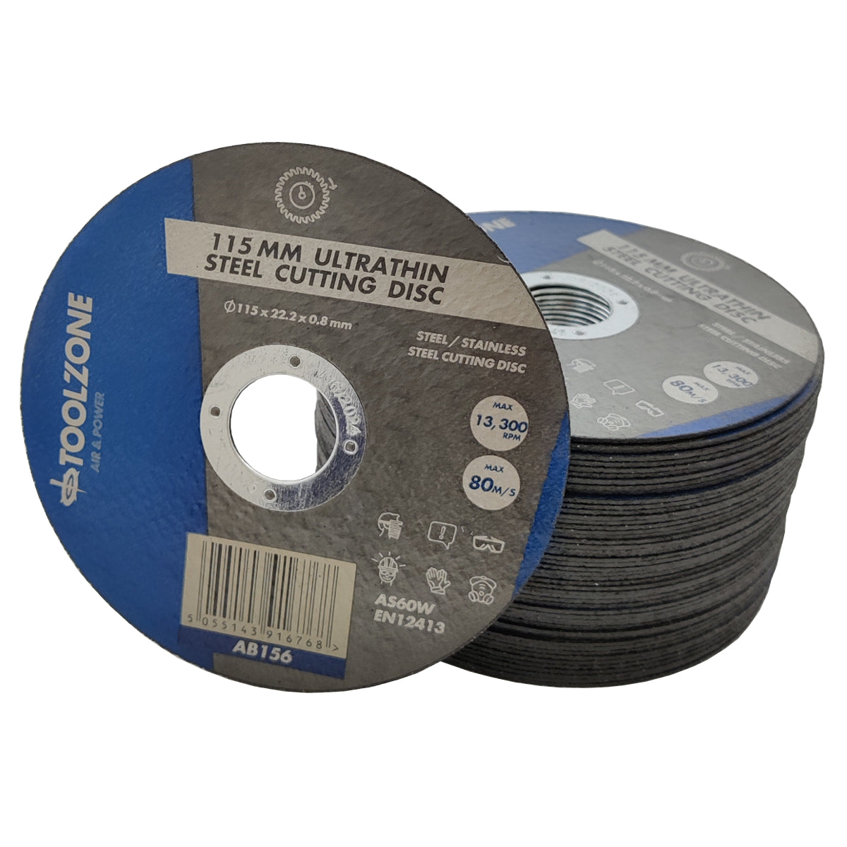 115 x 0.8mm Cutting Discs – Stainless Steel Cutting Discs