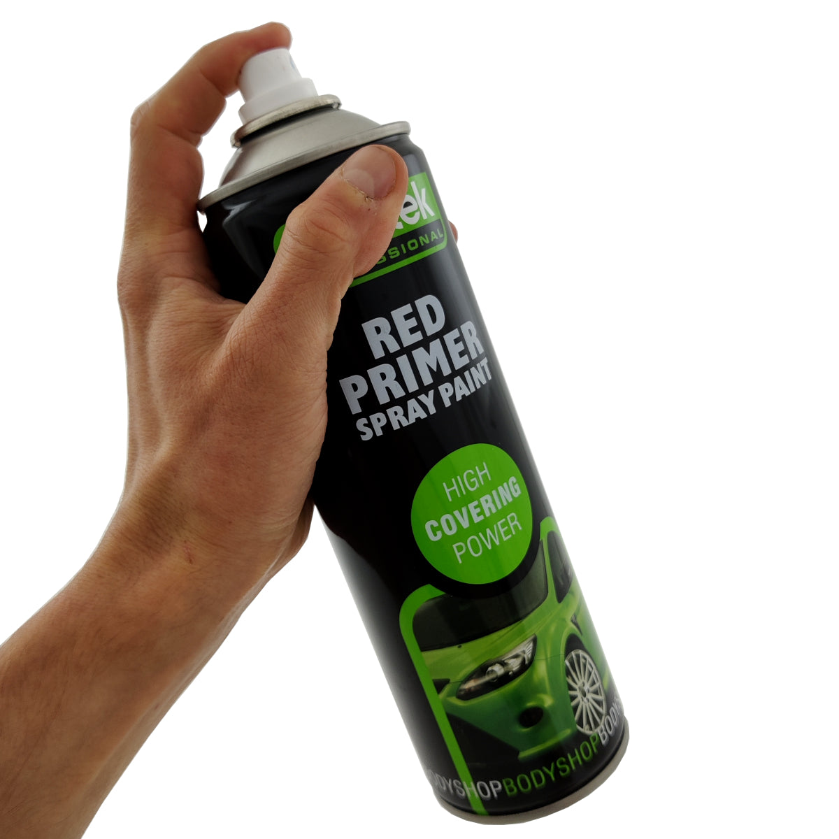 Autotek Red Primer Spray Paint - 500ml Aerosol