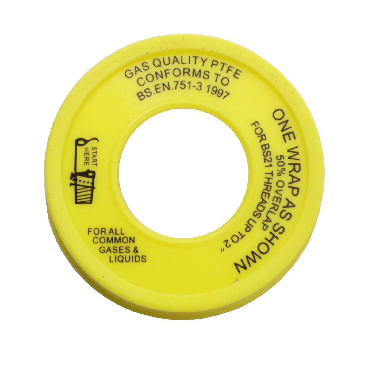 Gas PTFE Tape - 12mm x 5m