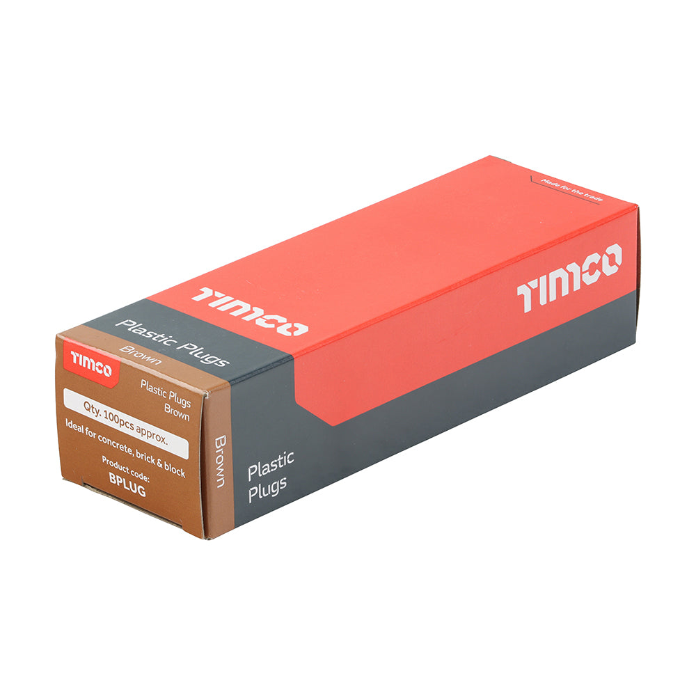 36mm Plastic Plugs - 10 Boxes of 100pc
