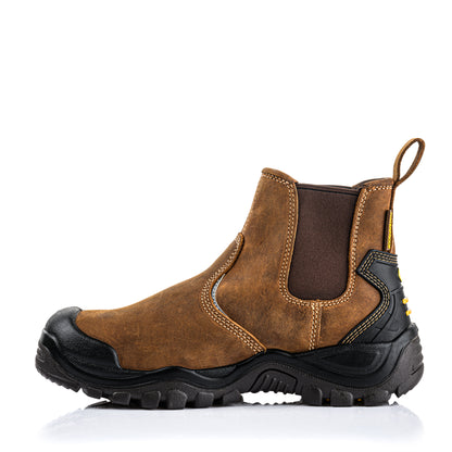 Buckbootz Buckshot Dealer Boot - BSH006 Dark Brown Crazy Horse