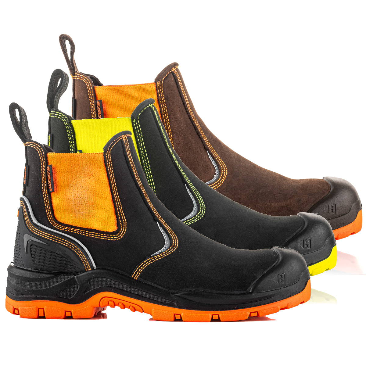 Buckzvis Dealer Boots - Hi-Vis Range