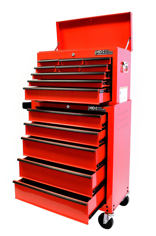 Tool Chest 14 Drawer – Heavy Duty Steel Combination Set with Lock