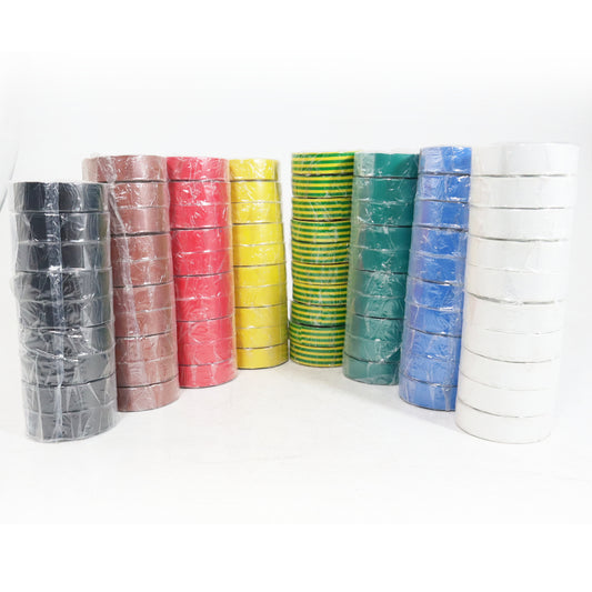 PVC Insulation Electrical Tape – 19mm x 20M – Various Colours