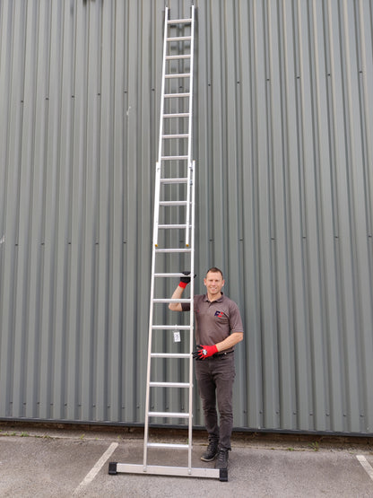 Aluminium Professional Extension Ladder - Double Section