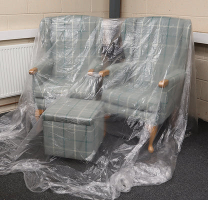 Decorating Plastic Dust Sheet Rolls 2M x 50M