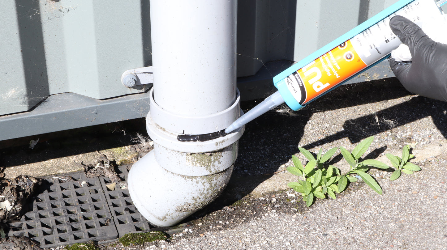 PU18 Black Polyurethane Sealant Adhesive 310ml