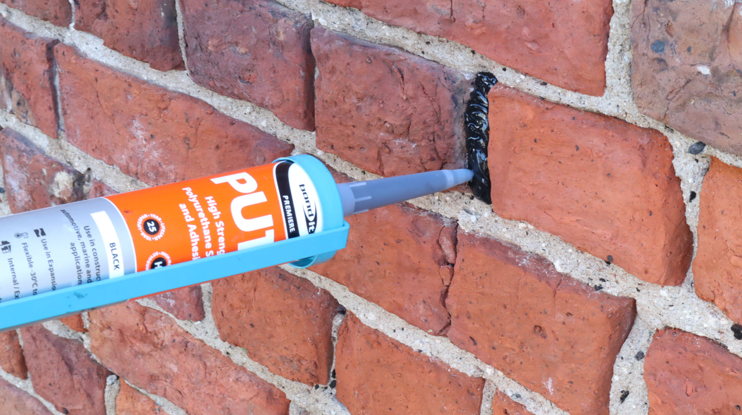 PU18 Black Polyurethane Sealant Adhesive 310ml