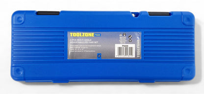 Adjustable Angle Pry Bar 3pc Set - 10" 12" & 15"