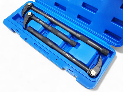 Adjustable Angle Pry Bar 3pc Set - 10" 12" & 15"