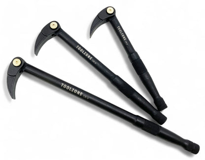 Adjustable Angle Pry Bar 3pc Set - 10" 12" & 15"