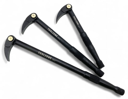 Adjustable Angle Pry Bar 3pc Set - 10" 12" & 15"