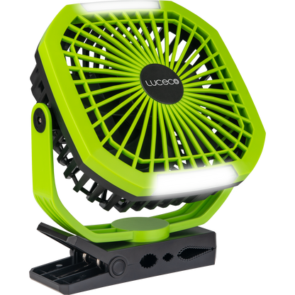 LED Rechargeable 6W Magnetic Clamp Fan Light