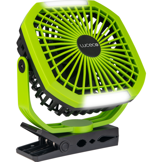 LED Rechargeable 6W Magnetic Clamp Fan Light