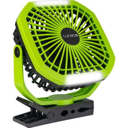LED Rechargeable 6W Magnetic Clamp Fan Light