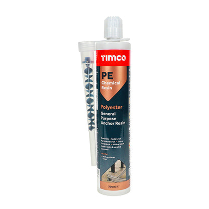 PE Chemical Resin 300ml with Optional Sealant Gun