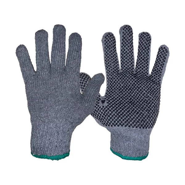 PVC Dot Grip Gloves - PGPD ASH