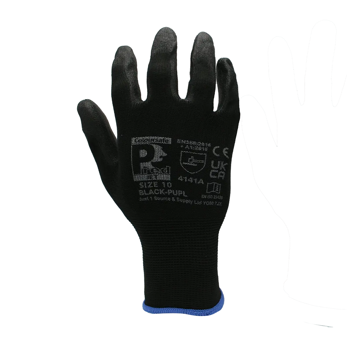 Pred Jet PU Gloves - Black-PUPL