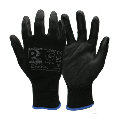 Pred Jet PU Gloves - Black-PUPL