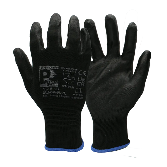 Pred Jet PU Gloves - Black-PUPL