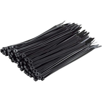 Black Cable Ties – Multiple Sizes, Bags of 100