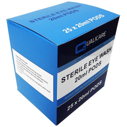 Eye Wash Pods 20ml – Sterile Saline