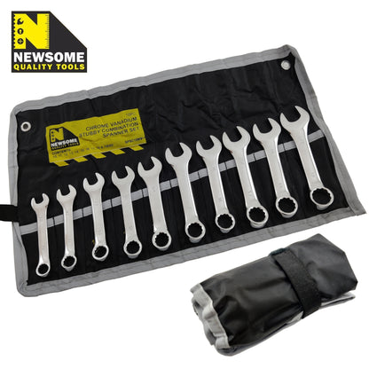 Stubby Combination Spanner 10pc Set
