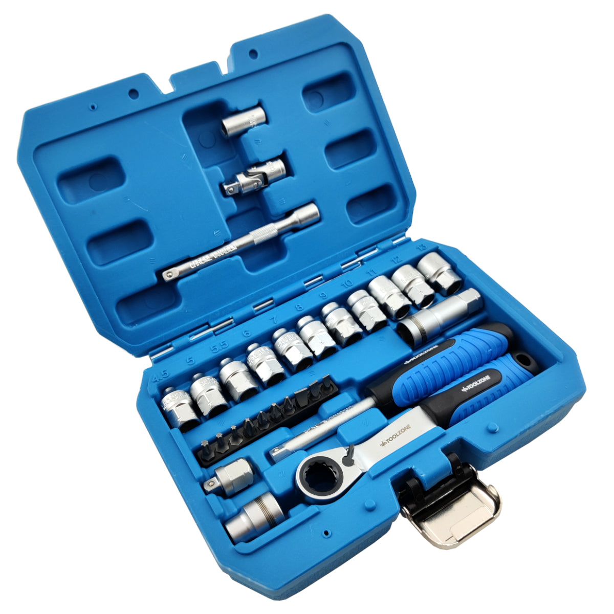 29pc 1/4" Go Through Socket Set