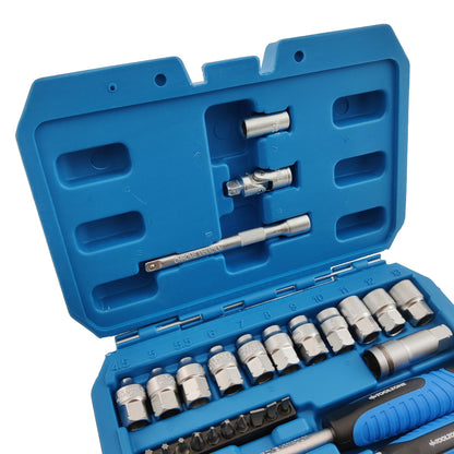 29pc 1/4" Go Through Socket Set
