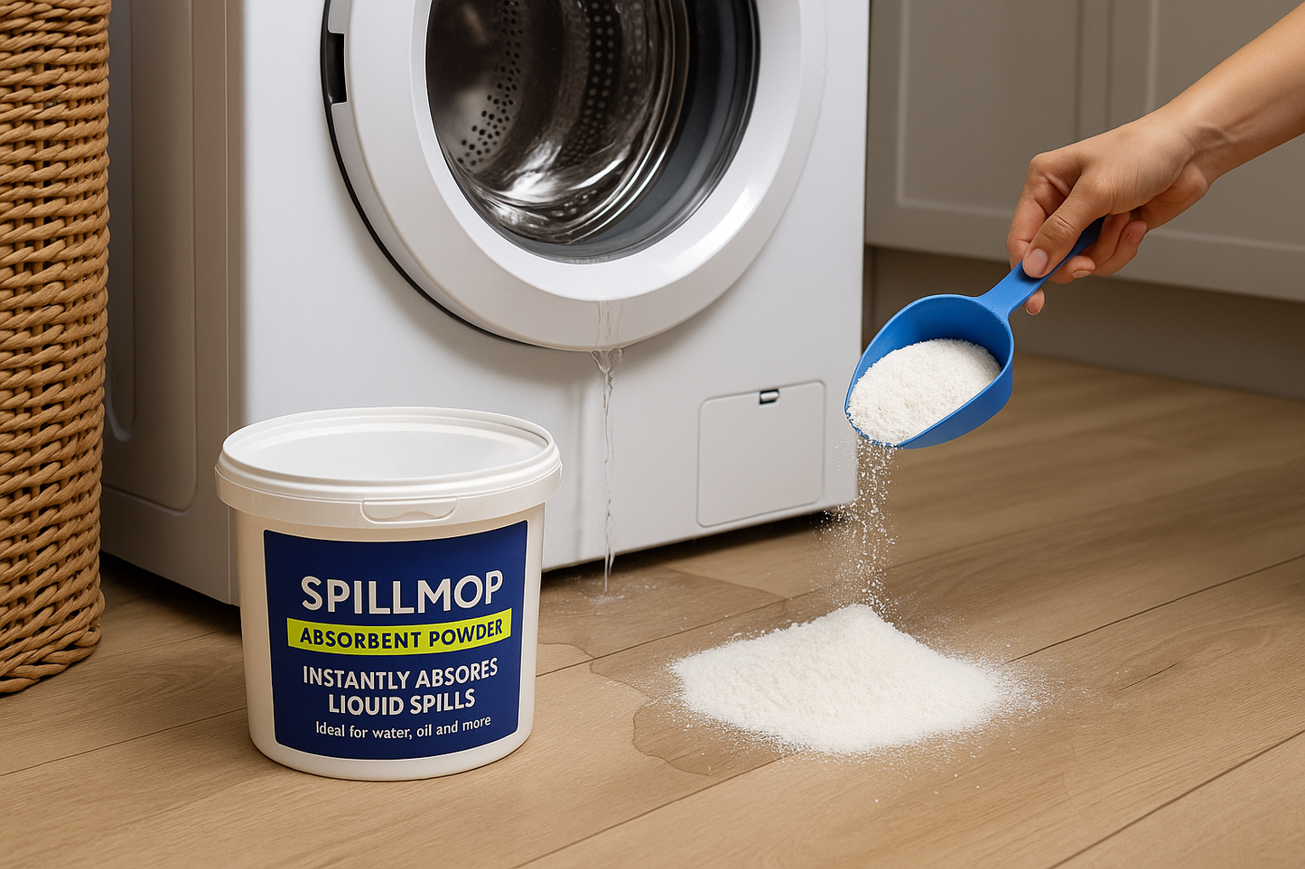 SpillMop Absorbent Powder – 1, 2 & 4 kg Buckets