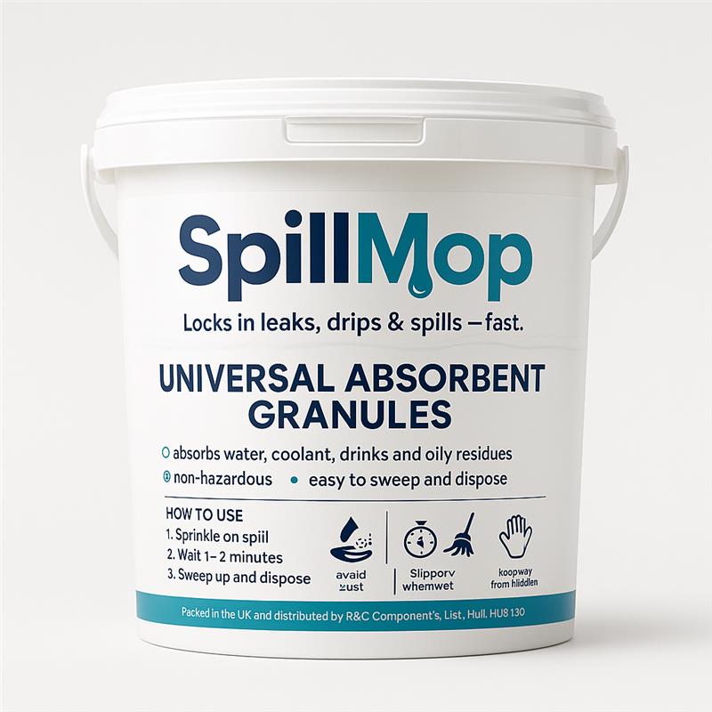 SpillMop Absorbent Powder – 1, 2 & 4 kg Buckets