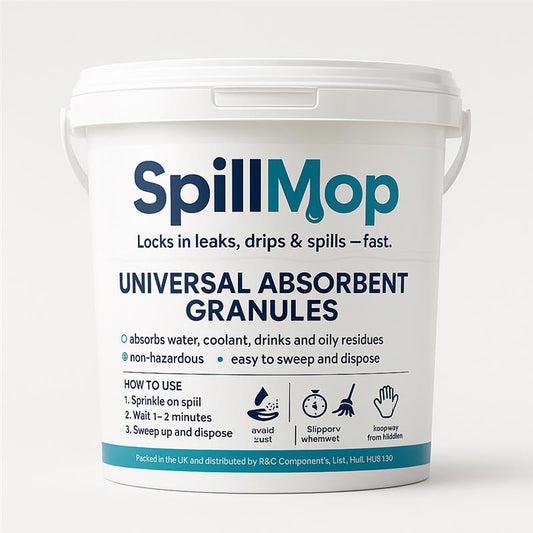 SpillMop Absorbent Powder – 1, 2 & 4 kg Buckets