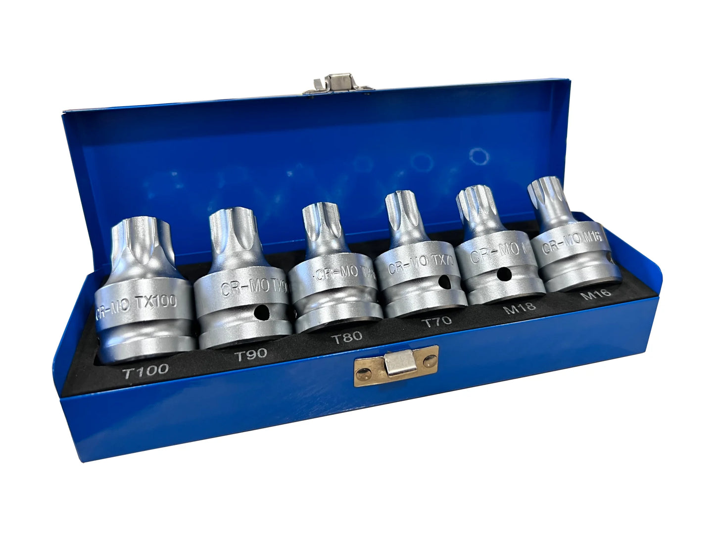 3/4" Drive Tamperproof Spline & Star Bit Socket - 6pc Set SD069