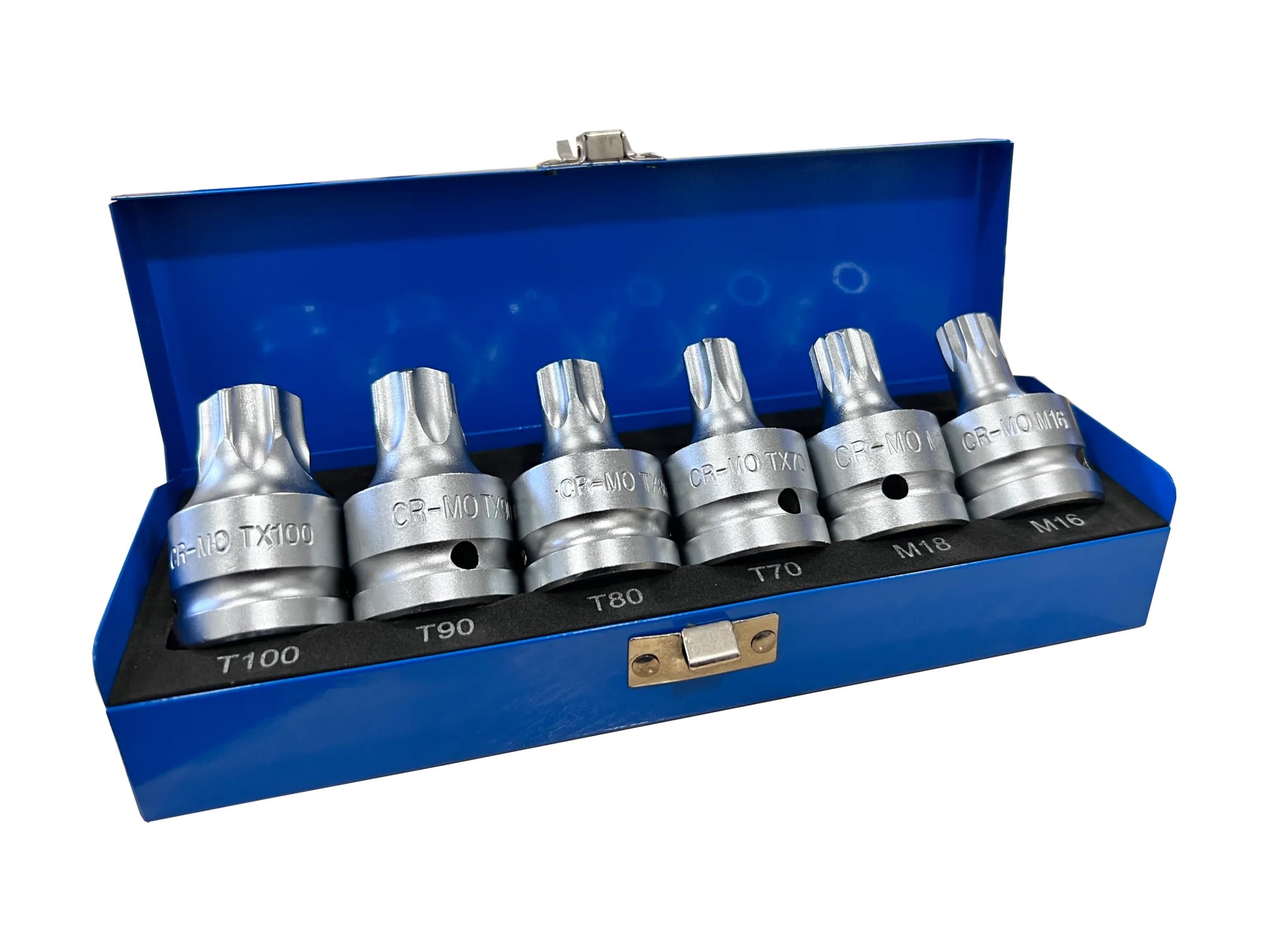 3/4" Drive Tamperproof Spline & Star Bit Socket - 6pc Set SD069