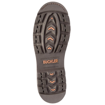 Buckbootz Leather Non-Safety Dealer Boots - B1300 Dark Brown Crazy Horse