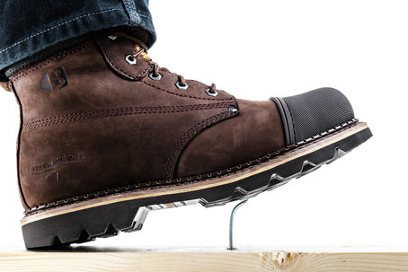 Buckbootz Hard as Nails Lace-Up Boots - B301