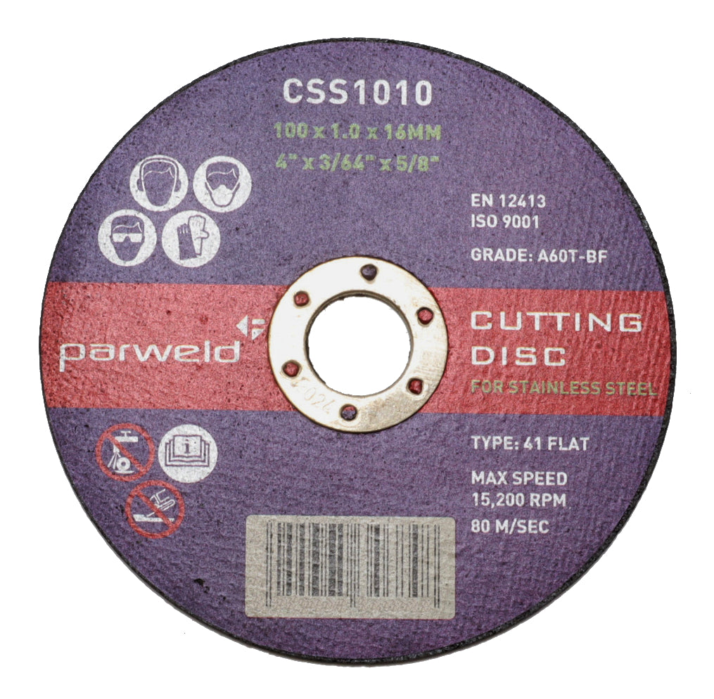 100 x 1mm Cutting Discs – Super Thin Stainless Steel Cutting Discs